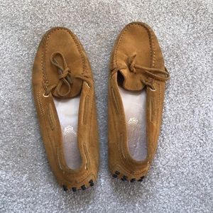 Tod’s suede loafers